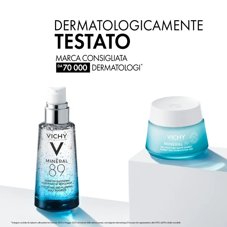Vichy Mineral89 Oily Skin Cream Crema Idratante Leggera Viso 50 ml Vichy Mineral89 Oily Skin Cream Crema Idratante Leggera Viso 50 ml