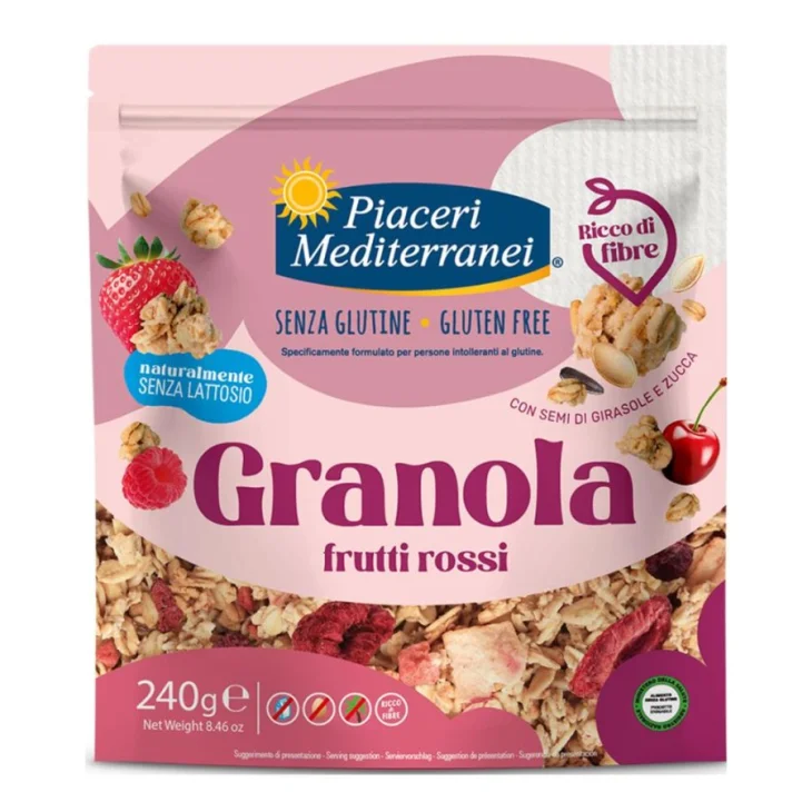 Piaceri Mediterranei Granola ai Frutti Rossi 240 g