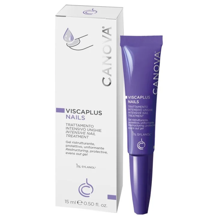 Canova Viscaplus Nails Gel Trattamento Unghie Rinforzante Ristrutturante 15ml