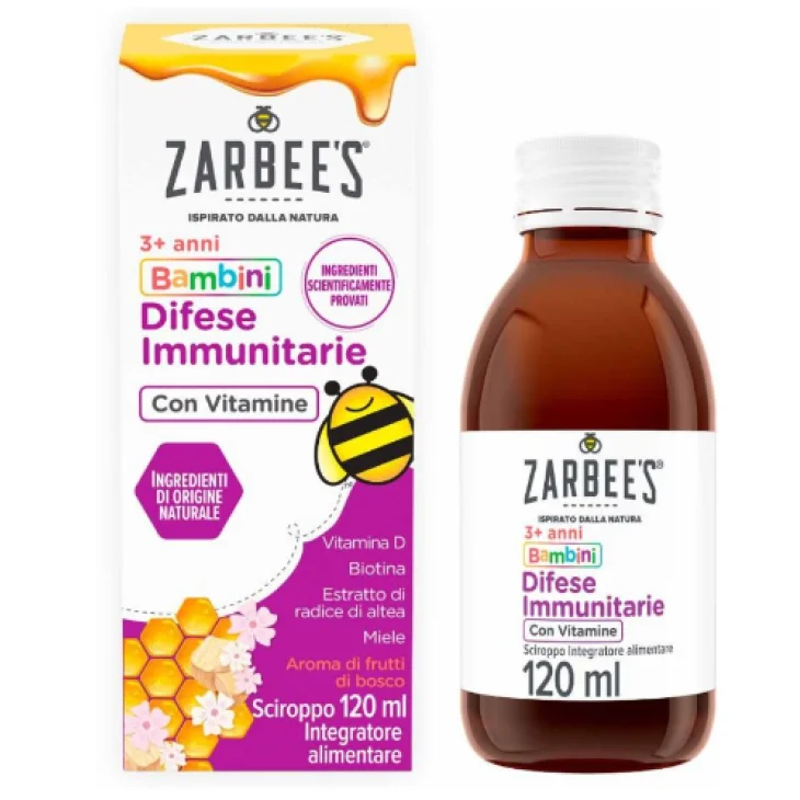 Zarbee's Difese Immunitarie Bambini Sciroppo 120 ml Zarbee's Difese Immunitarie Bambini Sciroppo 120 ml