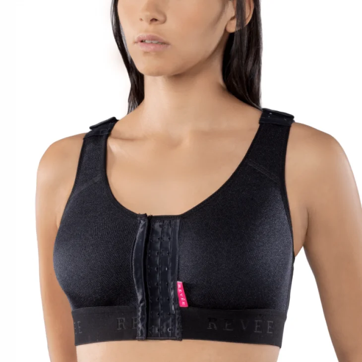 Revèe Bra Julie Reggiseno Post-Operatorio Nero Taglia L Revèe Bra Julie Reggiseno Post-Operatorio Nero Taglia L
