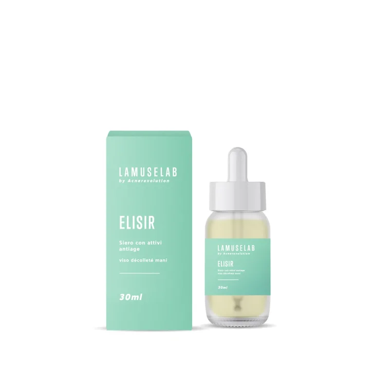 Lamuselab Elisir Siero Attivi Antiage Viso, Mani e Collo 30 ml
