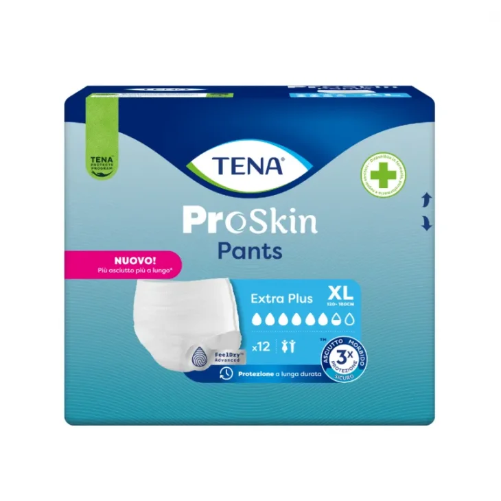 Tena Pants Extra Plus Pannolone a Mutandina Taglia XL 12 pezzi Tena Pants Extra Plus Pannolone a Mutandina Taglia XL 12 pezzi