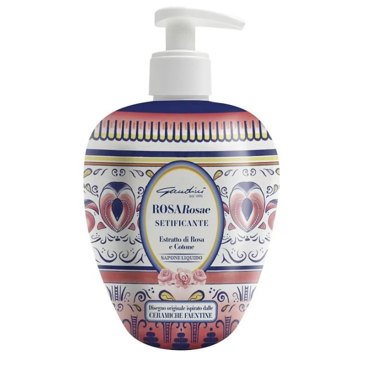 GANDINI SAPONE LIQUIDO FAENZA ROSA 500 ML GANDINI SAPONE LIQUIDO FAENZA ROSA 500 ML