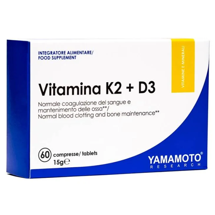 Yamamoto Vitamina K2+D3 60 Compresse Yamamoto Vitamina K2+D3 60 Compresse