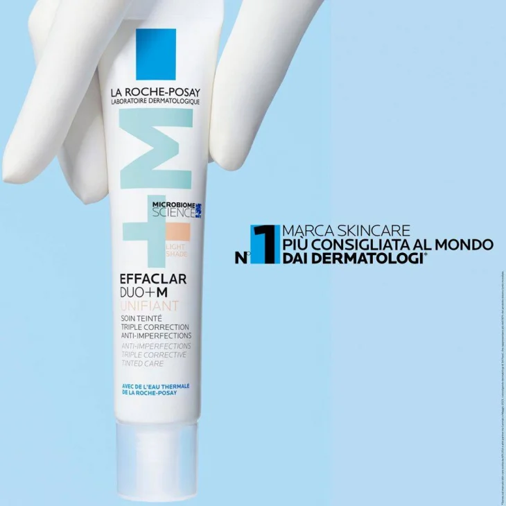 La Roche Posay Effaclar Duo +M Trattamento Colorato Tripla Correzione Anti-Imperfezioni Viso Light 40 ml