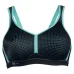 Anita Performance Reggiseno Sportivo Nero/Blu Piscina - Taglie anita: 75 C Anita Performance Reggiseno Sportivo Nero/Blu Piscina - Taglie anita: 75 C