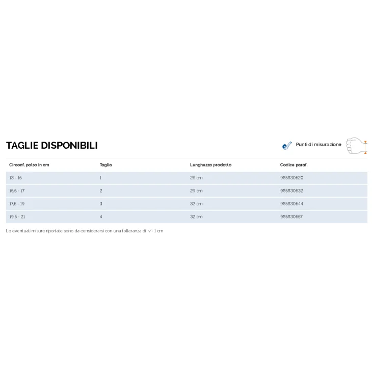 Ekeep M2 Manukeep Tutore Polso Destro - Taglia: 2