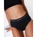 Lovable Period Panties Slip Vita Alta da Ciclo Flusso Medio Nero - Taglia: S