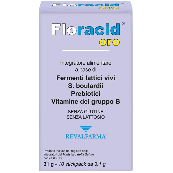 FLORACID OROSOLUBILE 10STICK