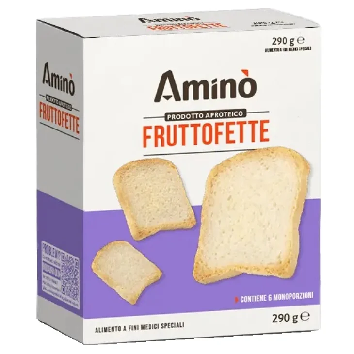 Amin&ograve; Fruttofette Fette Biscottate per Dieta Ipoproteica 290 g