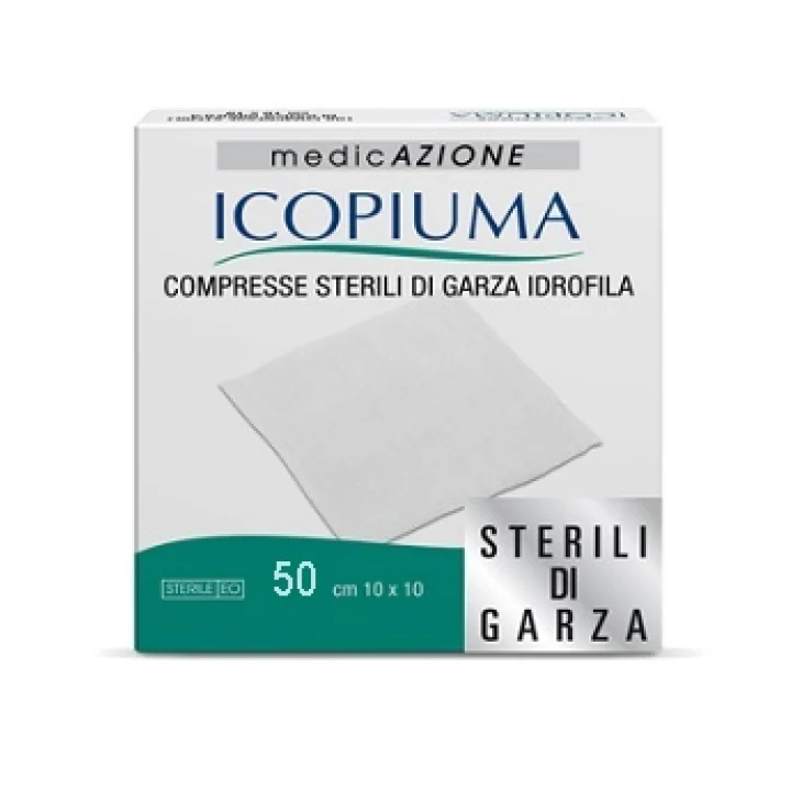 COMPRESSE GARZA 10X10 50PZ ICO COMPRESSE GARZA 10X10 50PZ ICO