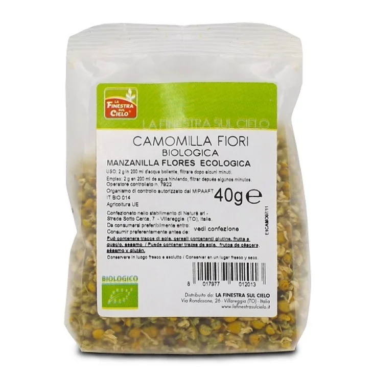 CAMOMILLA FIORI INTERI BIO 40G CAMOMILLA FIORI INTERI BIO 40G