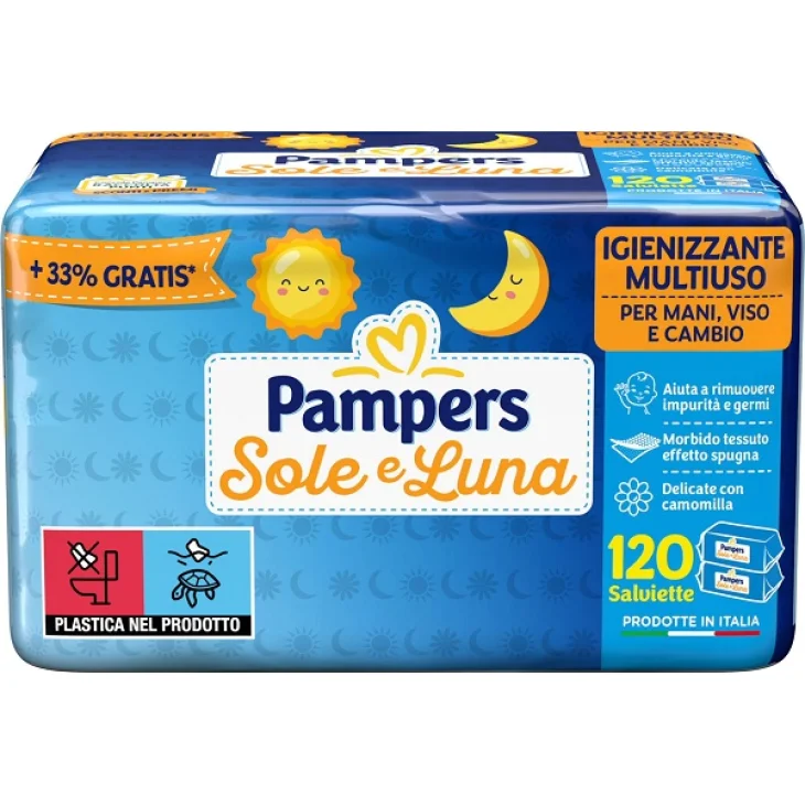 WIPES SOLE&LUNA EFF SPUG 90+30 WIPES SOLE&LUNA EFF SPUG 90+30