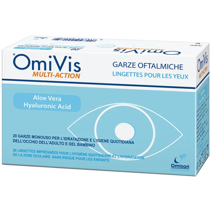OMIVIS GARZE OFTALMICHE 20PZ