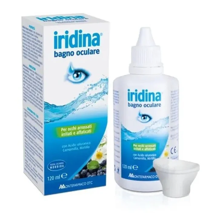 Iridina Bagno Oculare Soluzione Idratante Lenitiva Occhi Irritati 360 ml Iridina Bagno Oculare Soluzione Idratante Lenitiva Occhi Irritati 360 ml
