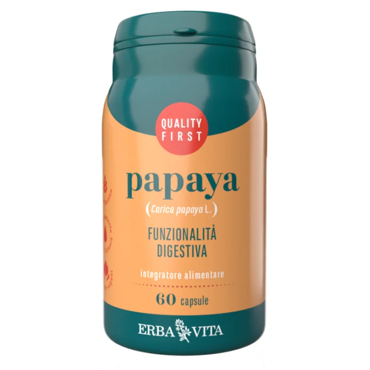 Erba Vita Papaya Integratore per la Digestione 60 Compresse