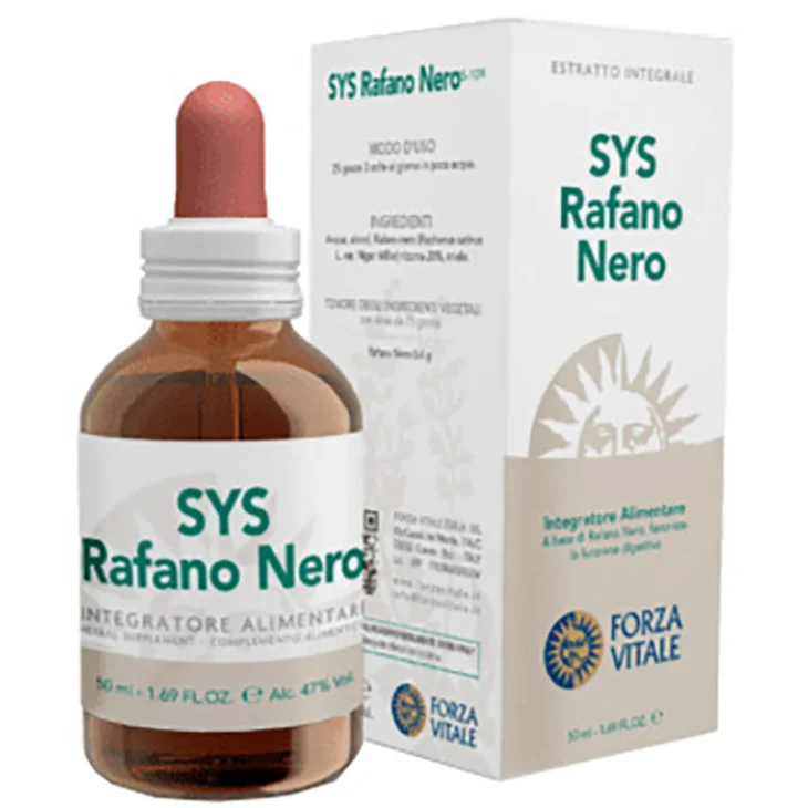 SYS RAFANO NERO GOCCE 50ML SYS RAFANO NERO GOCCE 50ML