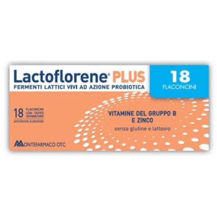 Lactoflorene Plus Integratore di Fermenti Lattici 18 flaconcini da 10 ml