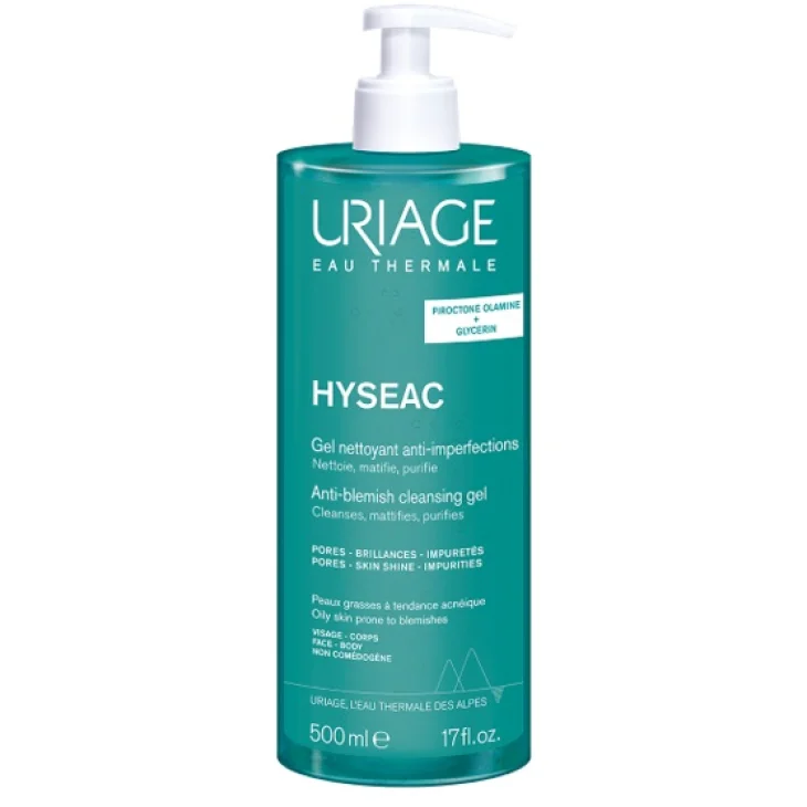 Uriage Hys&eacute;ac Gel Nettoyant Detergente Corpo Pelle Mista 500 ml