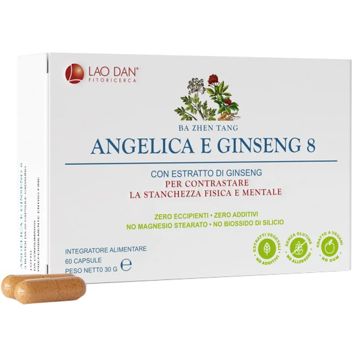 ANGELICA GINSENG 8 60CPR BLIS ANGELICA GINSENG 8 60CPR BLIS