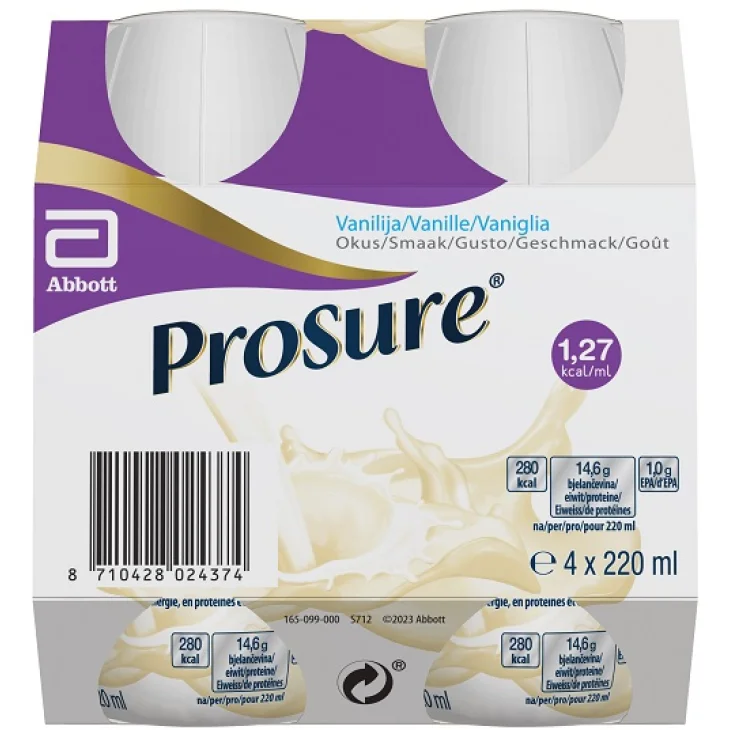 PROSURE VANILLA 4BOTT 220ML PROSURE VANILLA 4BOTT 220ML