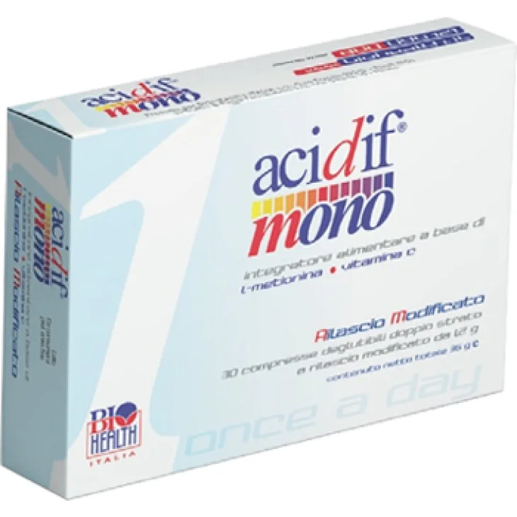 ACIDIF MONO INT ALIM 30CPR ACIDIF MONO INT ALIM 30CPR