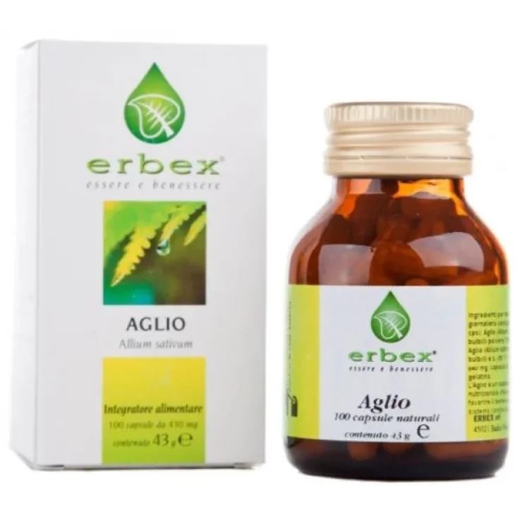 AGLIO 100CPS 430MG ERBEX AGLIO 100CPS 430MG ERBEX
