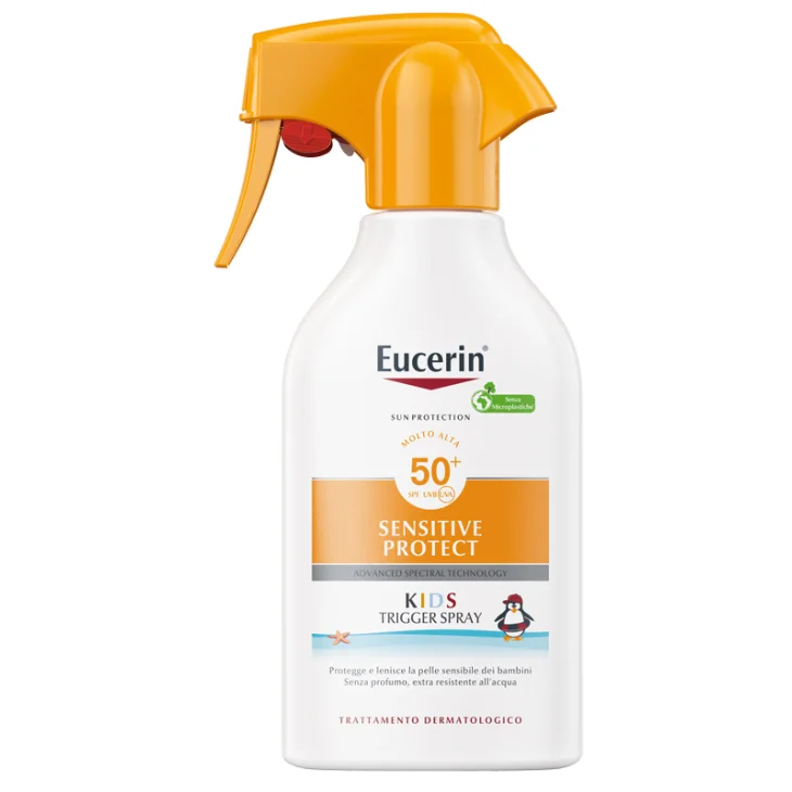 Eucerin Sun Sensitive Protect Kids Spray Solare Bambini SPF50+ 250 ml