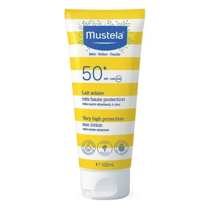 Mustela Latte Solare Viso per Bambini SPF50+ 100 ml
