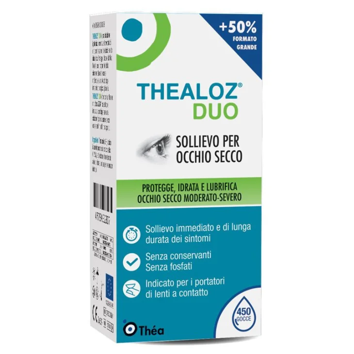 Thealoz Duo Soluzione Oftalmica Lubrificante Senza Conservanti 15ml Thealoz Duo Soluzione Oftalmica Lubrificante Senza Conservanti 15ml