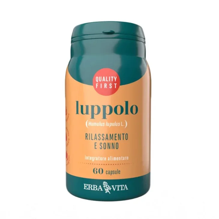 Erba Vita Luppolo Integratore Rilassamento E Sonno 60 Capsule Erba Vita Luppolo Integratore Rilassamento E Sonno 60 Capsule