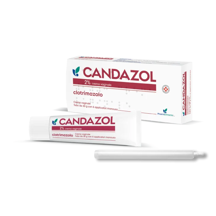 CANDAZOL*crema vag 30 g 2% + 6 applicatori monouso CANDAZOL*crema vag 30 g 2% + 6 applicatori monouso