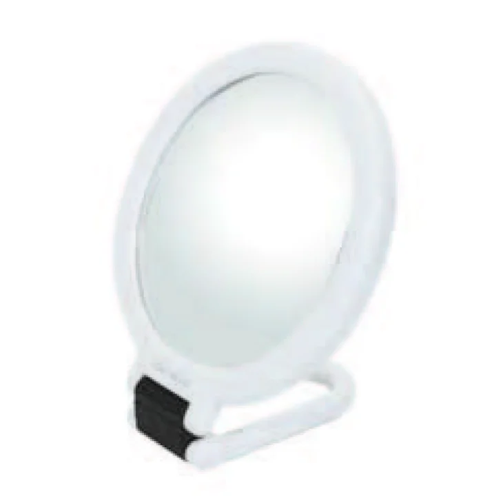SPECCHIO CON MANICO BIANCO 14 CM SPECCHIO CON MANICO BIANCO 14 CM