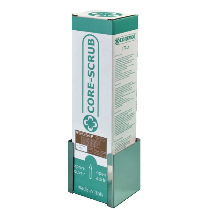 SPAZZOLINO NETTA UNGHIE CON SPUGNETTA INTRISA DI 20 ML DI IODOPOVIDONE AL 7,5% PER DISINFEZIONE E PULIZIA PREOPERATORIADELLE MANI
