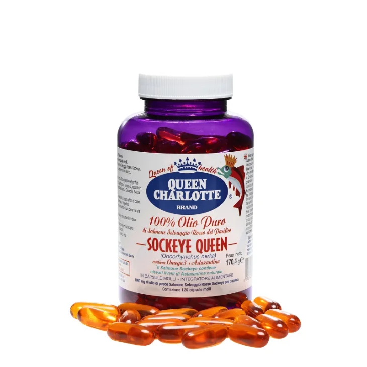 OLIO PURO SALMONE SELVAGGIO ROSSO 120 CAPSULE