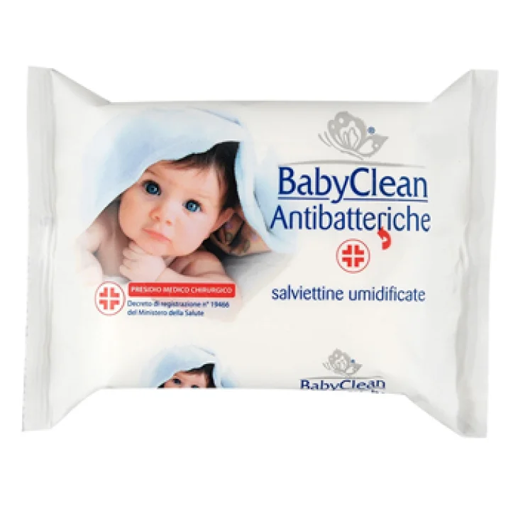 SALVIETTINE ANTIBATTERICHE BABY CLEAN 20 PEZZI SALVIETTINE ANTIBATTERICHE BABY CLEAN 20 PEZZI