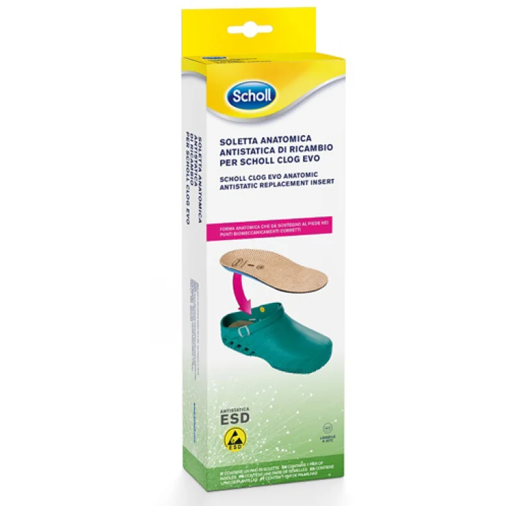 CLOG EVO ANATOMIC ANTISTATIC INSOLES MICROFIBRE UNISEX 42-43 CLOG EVO ANATOMIC ANTISTATIC INSOLES MICROFIBRE UNISEX 42-43