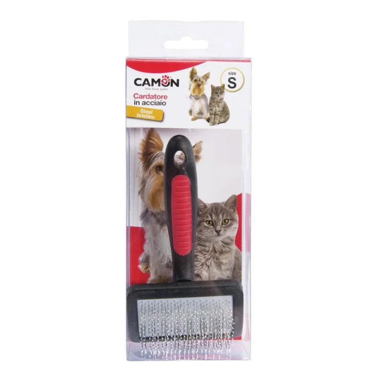 CARDATORE CON DENTI CURVI IN ACCIAIO M