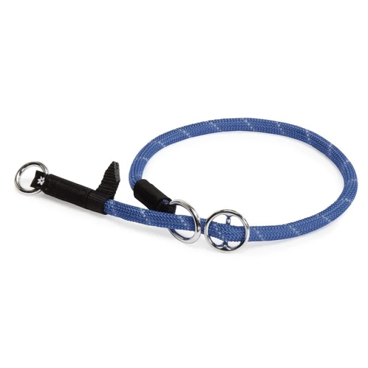 COLLARE A STRANGOLO IN CORDA E CATARINFRANGENTI BLU 10 X 600 MM COLLARE A STRANGOLO IN CORDA E CATARINFRANGENTI BLU 10 X 600 MM