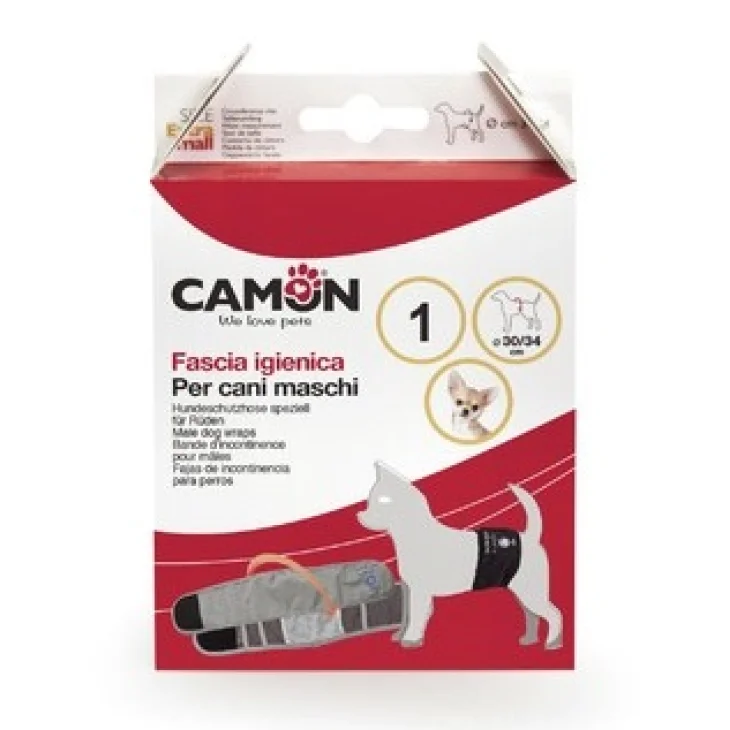 FASCIA PER CANI MASCHI BLU 4