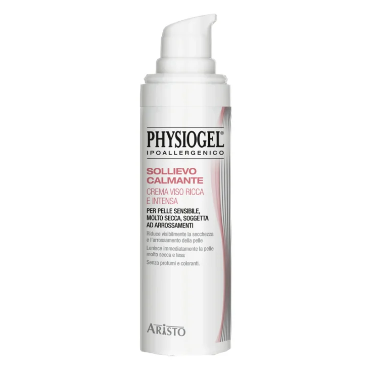 PHYSIOGEL Sollievo Calmante Crema Viso Ricca e Intensa per Pelle Secca e Arrossata 40 ml