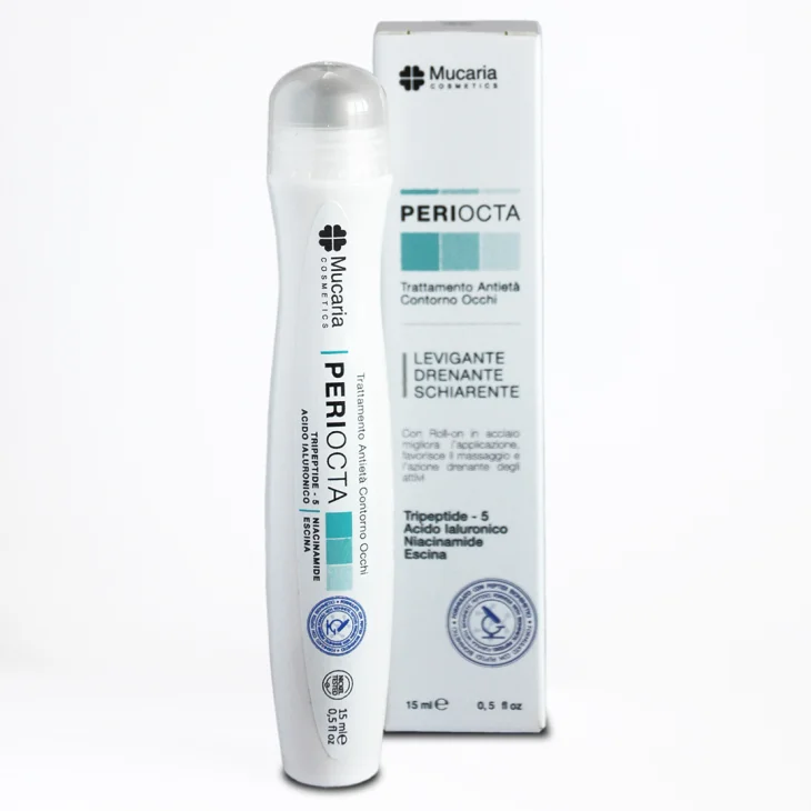 Mucaria Periocta Roll-on Trattamento Antiet&agrave; Contorno Occhi con Peptidi Biomimetici 15 ml
