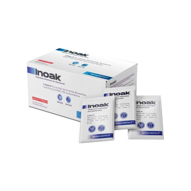Braderm Inoak Integratore per la Pelle 30 Bustine