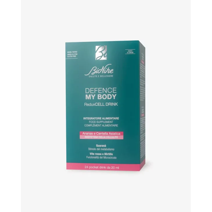 BioNike Defence My Body ReduxCELL Integratore Cellulite Microcircolo Peso Corporeo 24 pocket drink BioNike Defence My Body ReduxCELL Integratore Cellulite Microcircolo Peso Corporeo 24 pocket drink