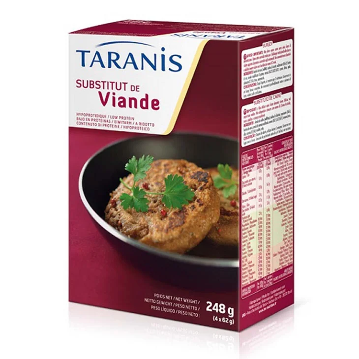TARANIS BURGER SOSTITUTO CARNE 4 X 62 G TARANIS BURGER SOSTITUTO CARNE 4 X 62 G