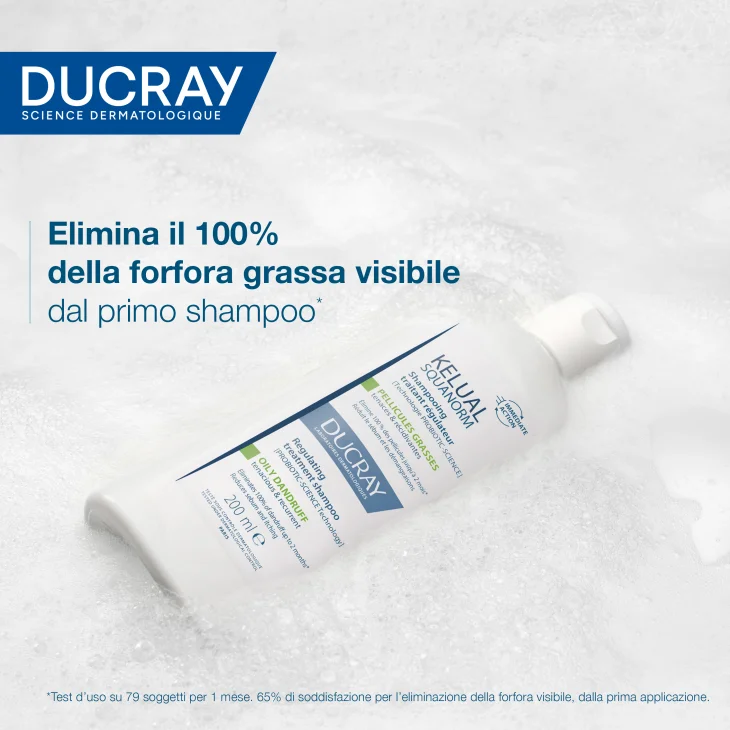 Ducray Kelual Squanorm Shampoo Antiforfora Grassa 200 ml