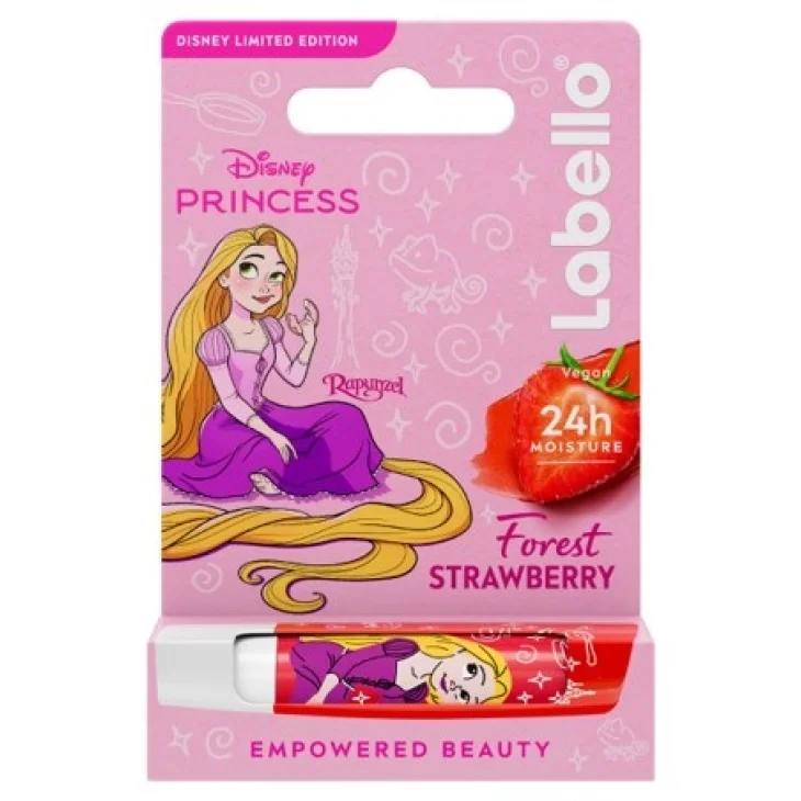 Labello Disney Princess Rapunzel Forest Strawberry Balsamo Labbra 4,8 g