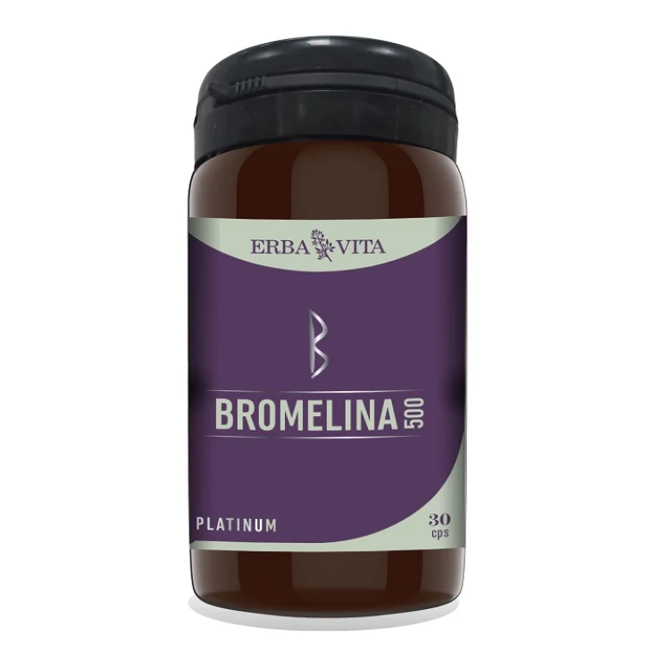 Erba Vita Bromelina 500 Integratore  30 Compresse
