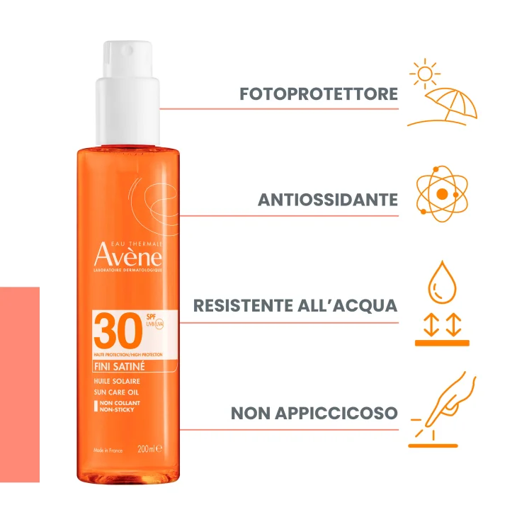 Av&egrave;ne Eau Thermale Olio Solare Alta protezione SPF30 200 ml